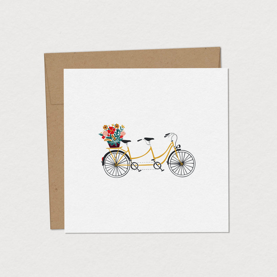 Amour tandem | Carte de souhait - Les Mauvaises Herbes