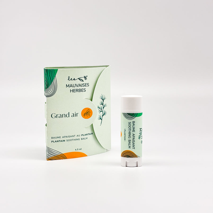 Baume apaisant au plantain | Grand air - WHOLESALE - Les Mauvaises Herbes