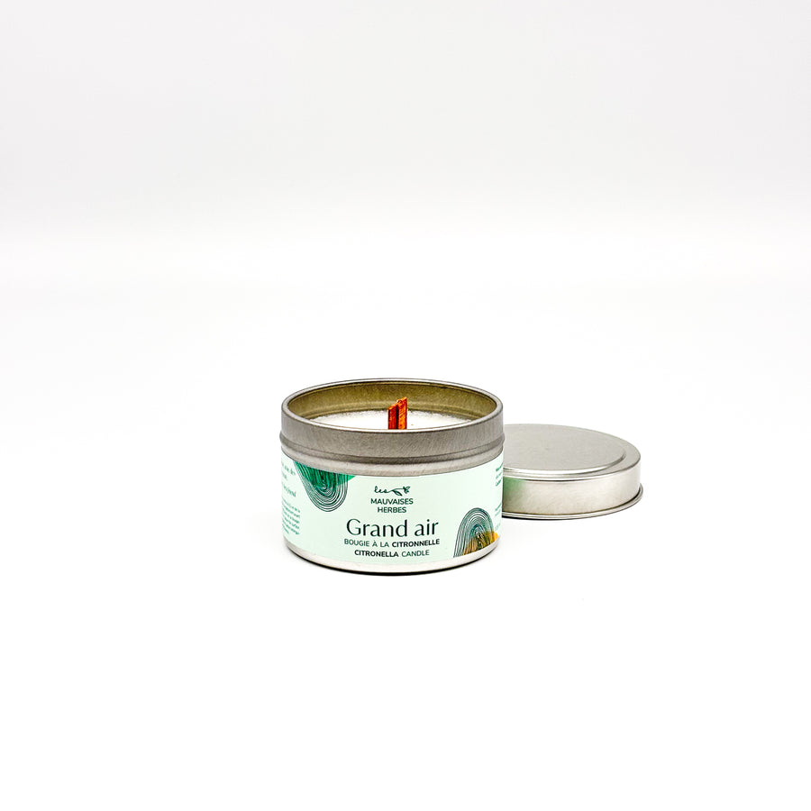 Bougie citronnelle | Grand air - WHOLESALE - Les Mauvaises Herbes