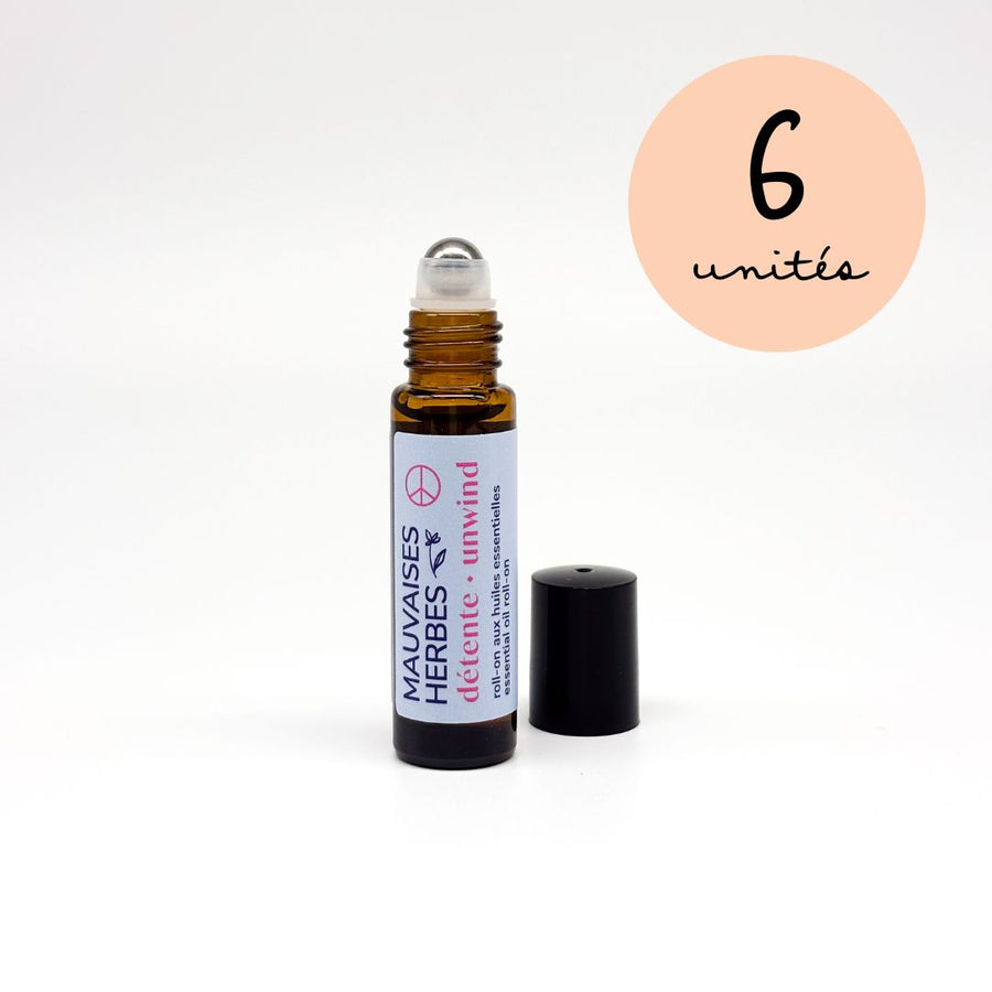 Détente | roll-on aux huiles essentielles - WHOLESALE - Les Mauvaises Herbes
