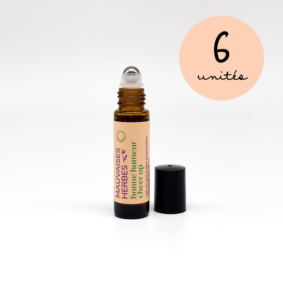 Bonne humeur | roll-on aux huiles essentielles - WHOLESALE - Les Mauvaises Herbes