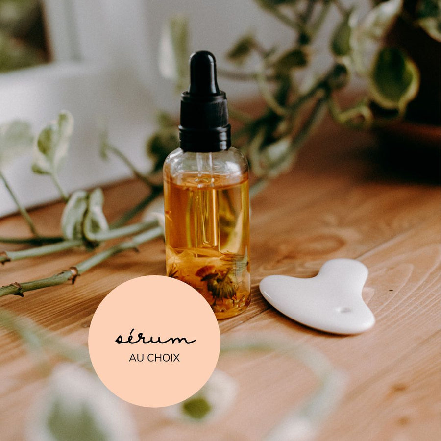 Duo | Pierre à gua sha & sérum - Les Mauvaises Herbes