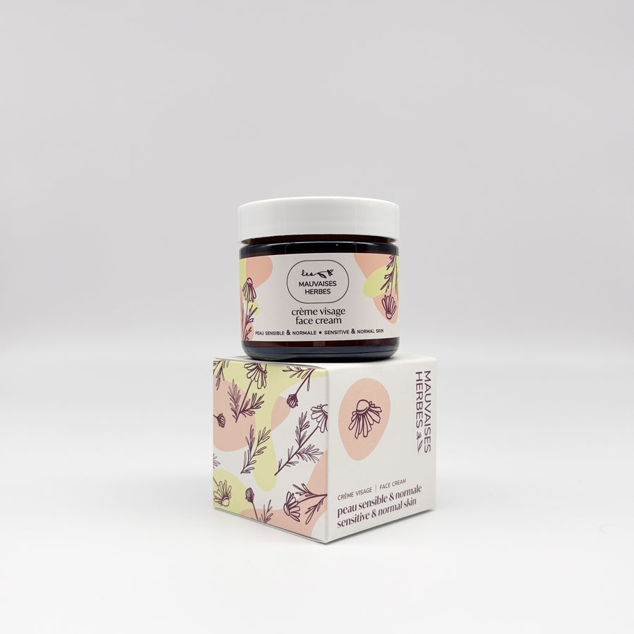 Crème visage Camomille | peau sensible et normale