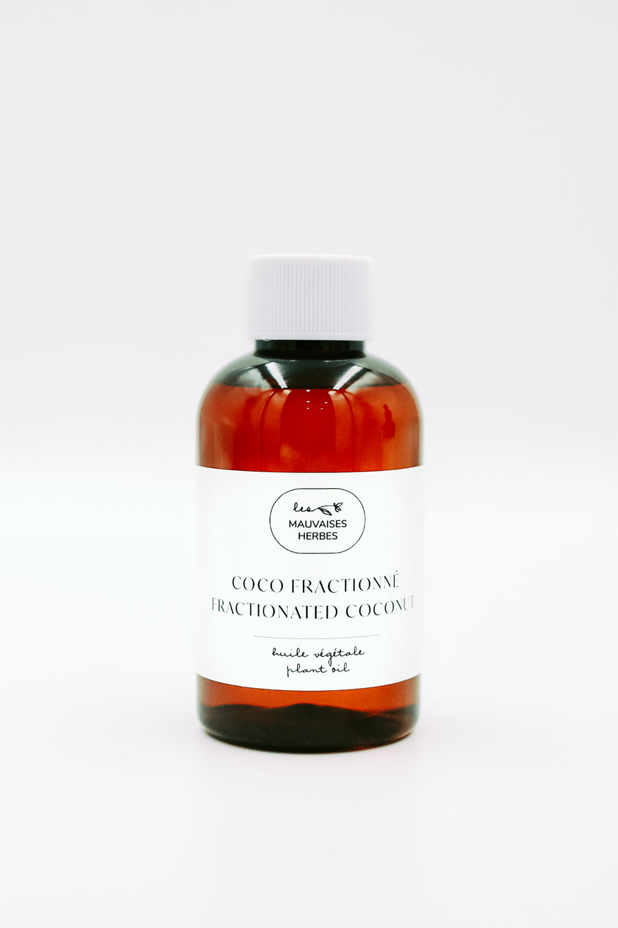 Huile de coco fractionnée / caprylis - Les Mauvaises Herbes