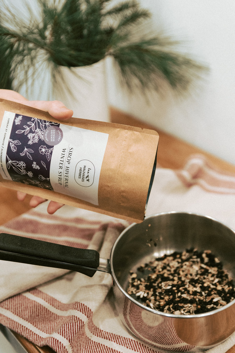 Duo tisane et mélange à sirop | immunité & confort