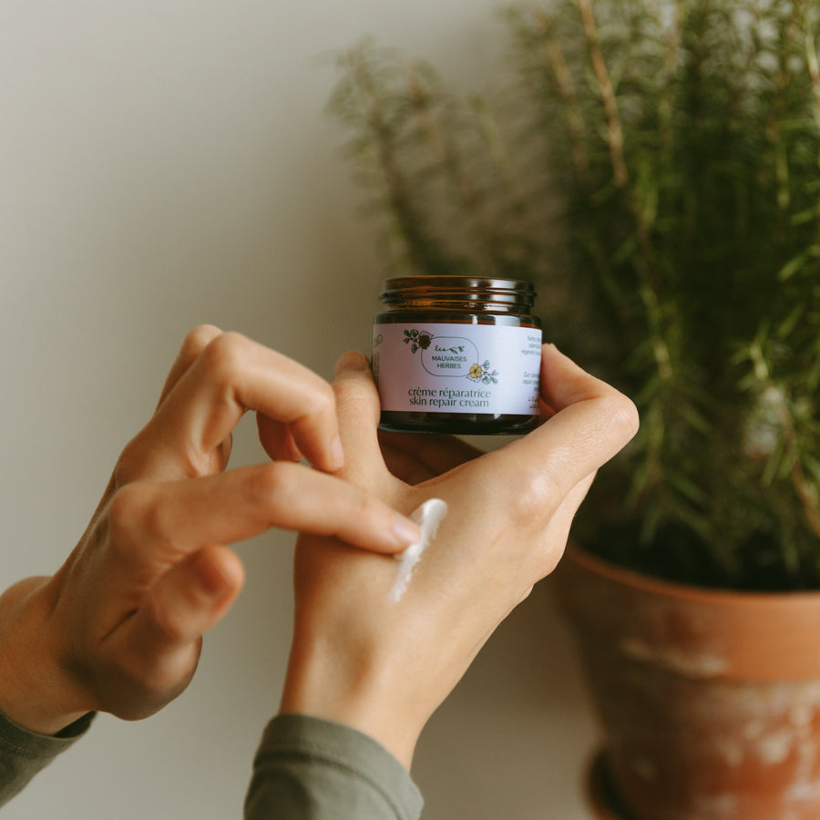 Crème réparatrice | mains & pieds - Les Mauvaises Herbes