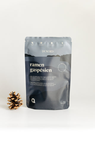 Ramen gaspésien - laitue de mer et shiitake | Dunord - Les Mauvaises Herbes