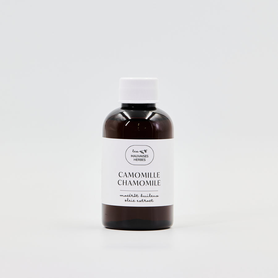 Macérât huileux de camomille du Québec - Les Mauvaises Herbes