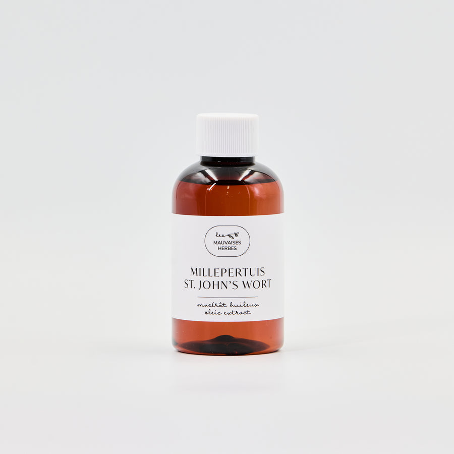 Macérât huileux de millepertuis du Québec - Les Mauvaises Herbes