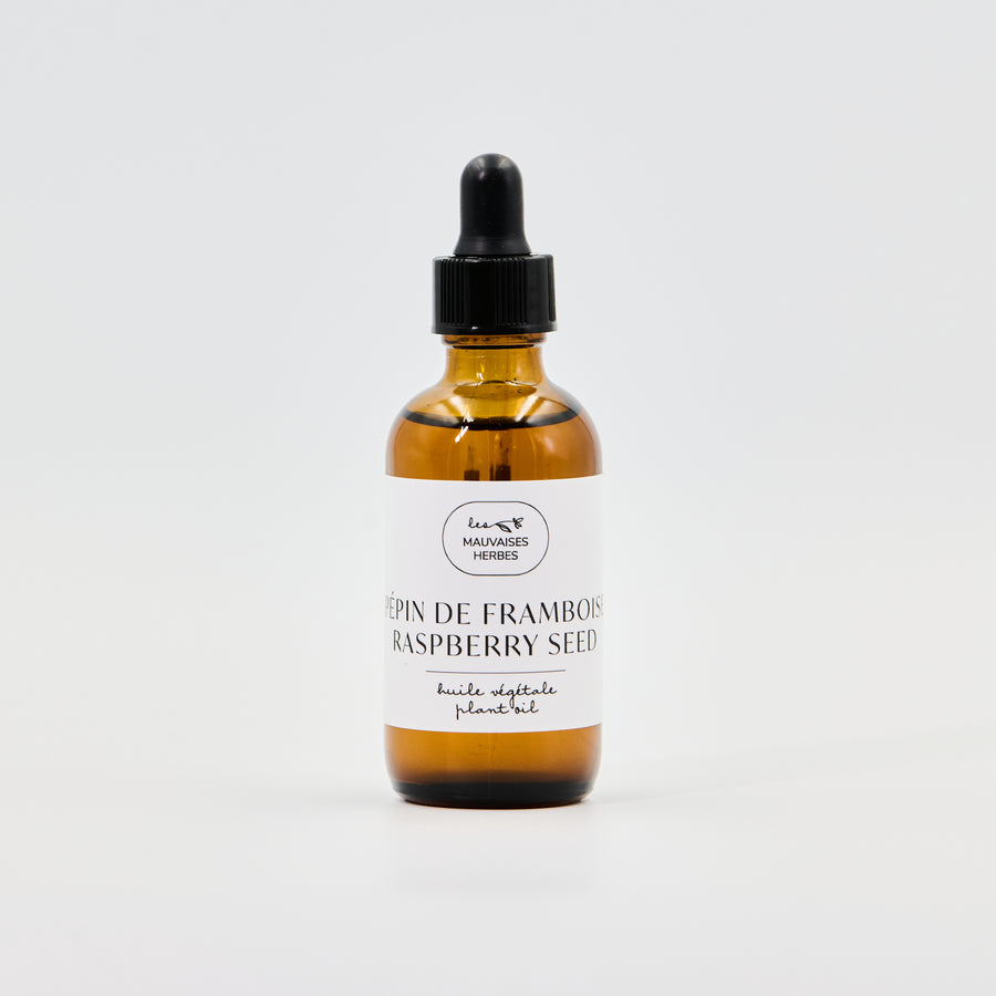 Huile de pépin de framboise - Les Mauvaises Herbes