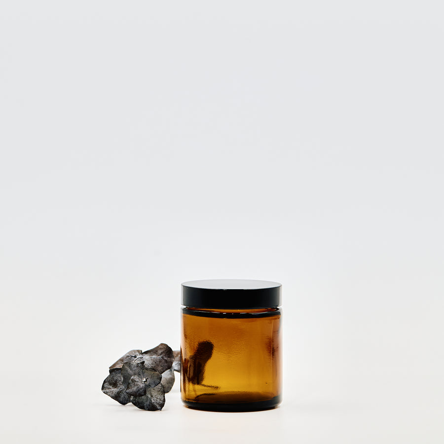 Pot en verre ambré | 125 ml (4 oz) - Les Mauvaises Herbes