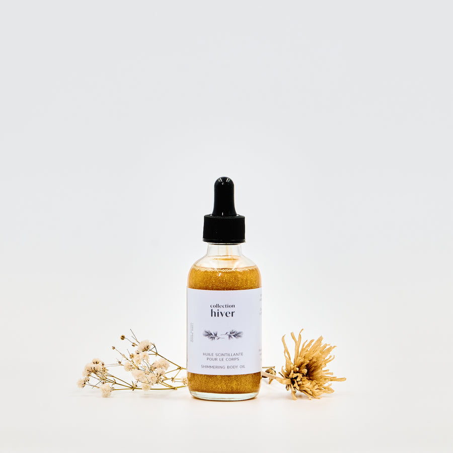 NOËL 2025 / Huile sèche scintillante | Collection Hiver - WHOLESALE - Les Mauvaises Herbes