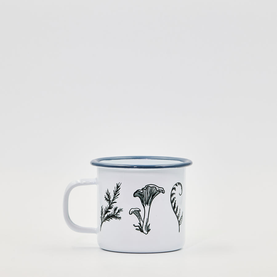 Imparfaits | Tasse en acier émaillé - Forêt - Les Mauvaises Herbes