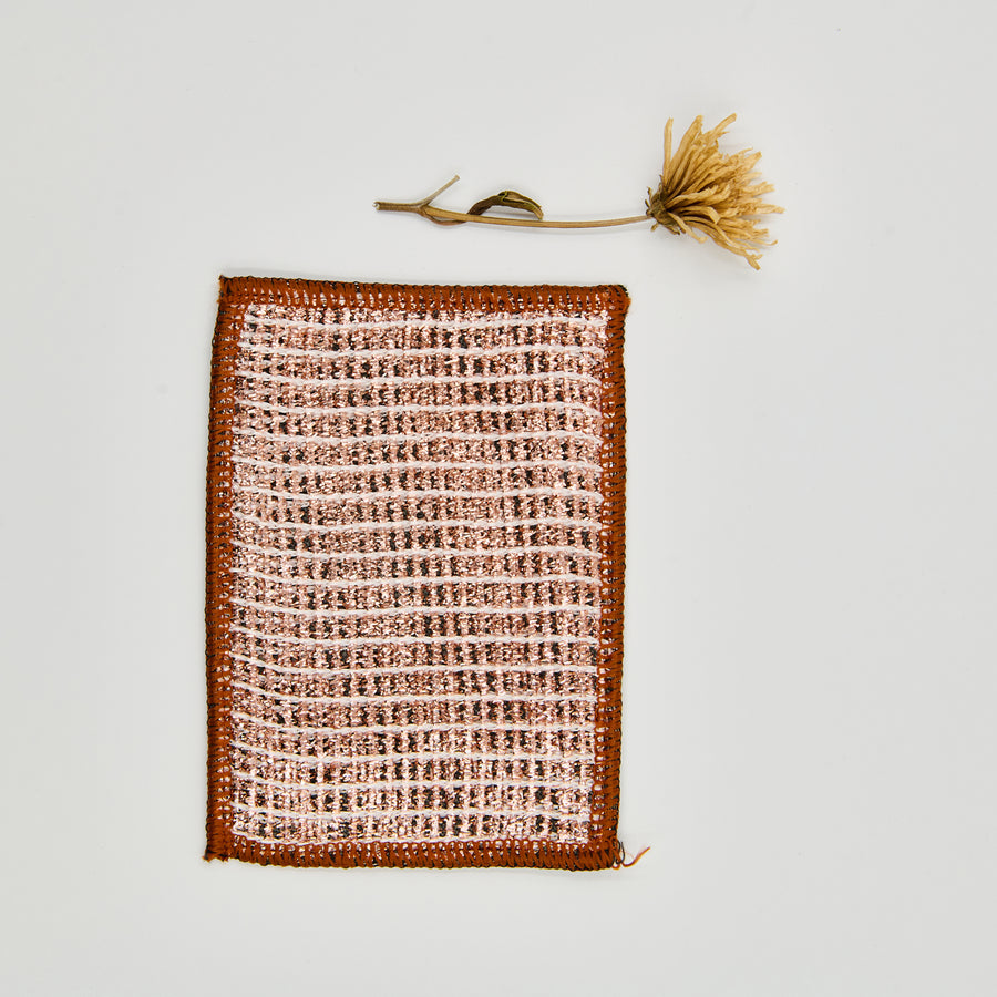 Torchon en fil de cuivre et microfibre - Les Mauvaises Herbes