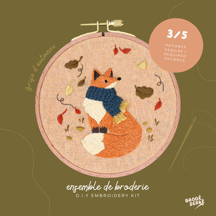 Ensemble de broderie | Brise d'automne - Les Mauvaises Herbes