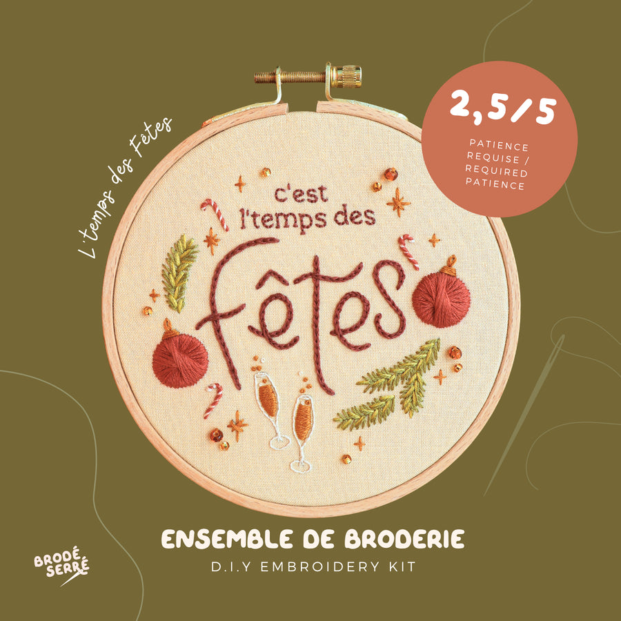 Ensemble de broderie | L'temps des fêtes