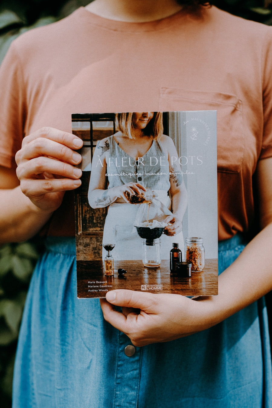 À fleur de pots: cosmétiques maison simples | Livre - Les Mauvaises Herbes