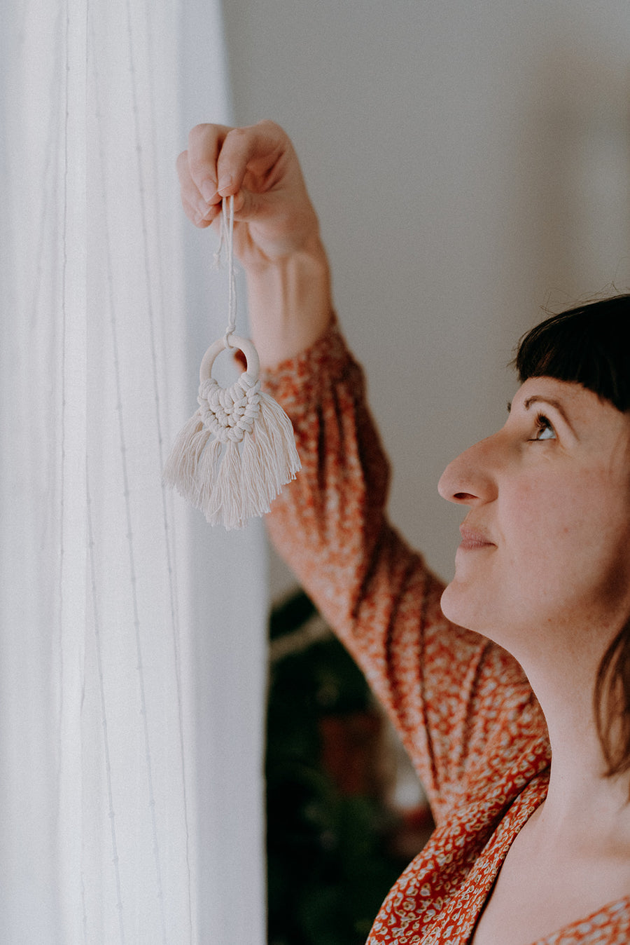 Diffuseur en macramé - Les Mauvaises Herbes