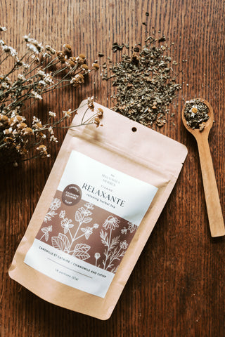 Tisane relaxante - camomille et cataire - Les Mauvaises Herbes