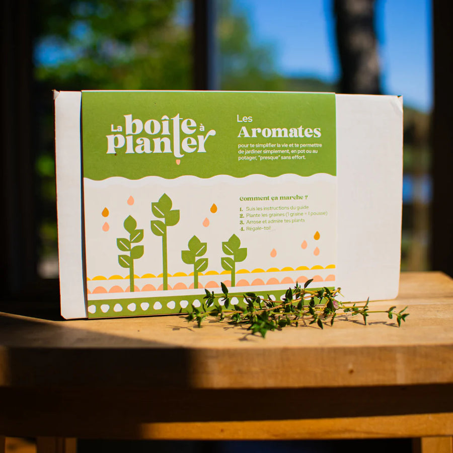 La boîte à planter | Les aromathes