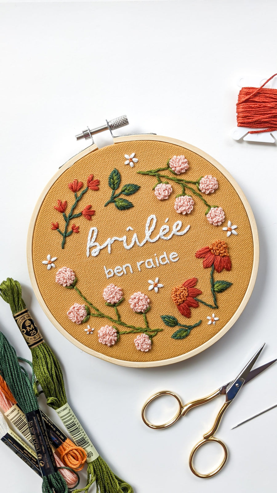 Ensemble de broderie | Brûlée ben raide