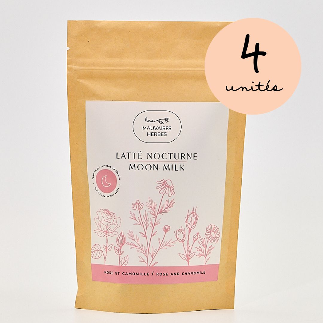 Latté nocturne rose | rose et camomille - WHOLESALE