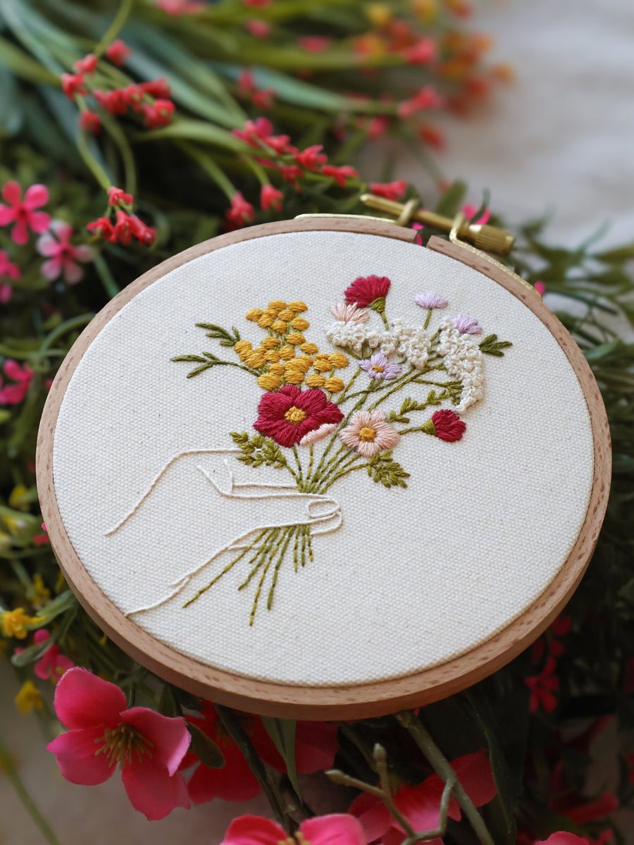 Ensemble de broderie | Fleurs sauvages