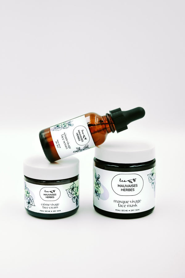 Masque visage Guimauve | peau sèche - les mauvaises herbes main image 1