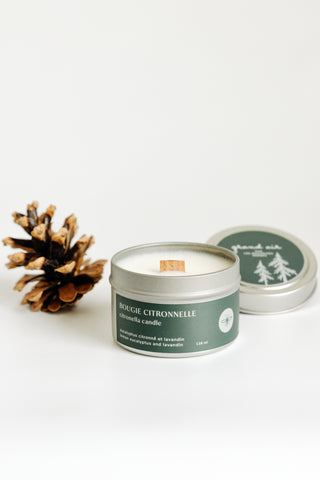 Bougie citronnelle | Grand air - Les Mauvaises Herbes