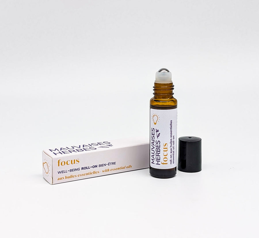 Focus | roll-on bien-être aux huiles essentielles - WHOLESALE - Les Mauvaises Herbes