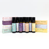 Bonne humeur | roll-on bien-être aux huiles essentielles - WHOLESALE - Les Mauvaises Herbes