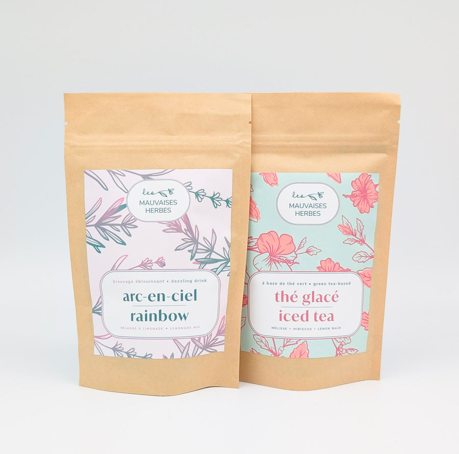 COMING SOON Duo breuvages d'été | thé glacé & limonade - Les Mauvaises Herbes