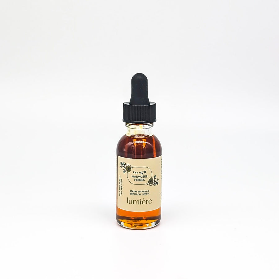 Sérum visage Lumière | tous types de peau - Les Mauvaises Herbes
