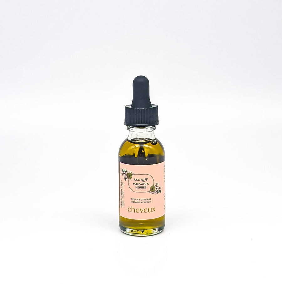 Sérum Cheveux | fortifie & stimule - Les Mauvaises Herbes