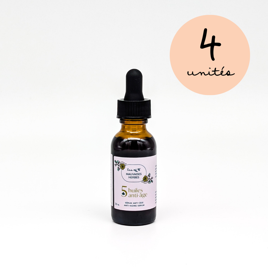 COMING SOON - Sérum visage 5 huiles anti-âge - WHOLESALE - Les Mauvaises Herbes