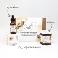 Coffret Camomille | peau sensible et normale - routine de soins - Les Mauvaises Herbes