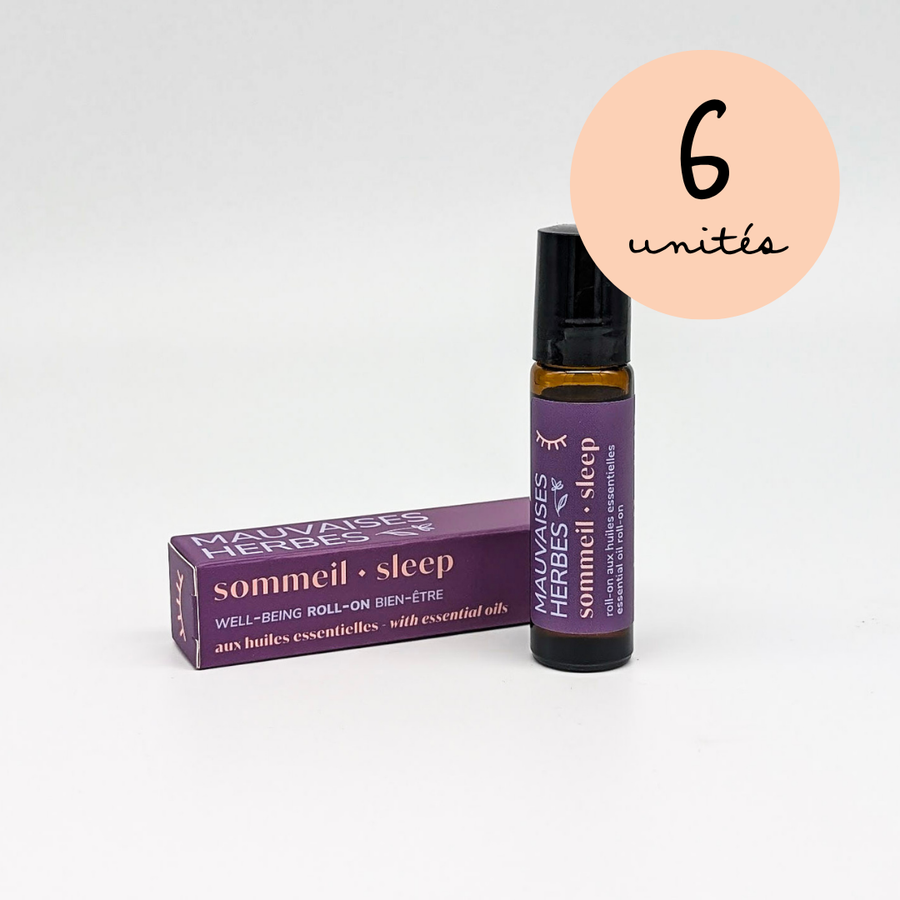 Sommeil | roll-on bien-être aux huiles essentielles - WHOLESALE - Les Mauvaises Herbes