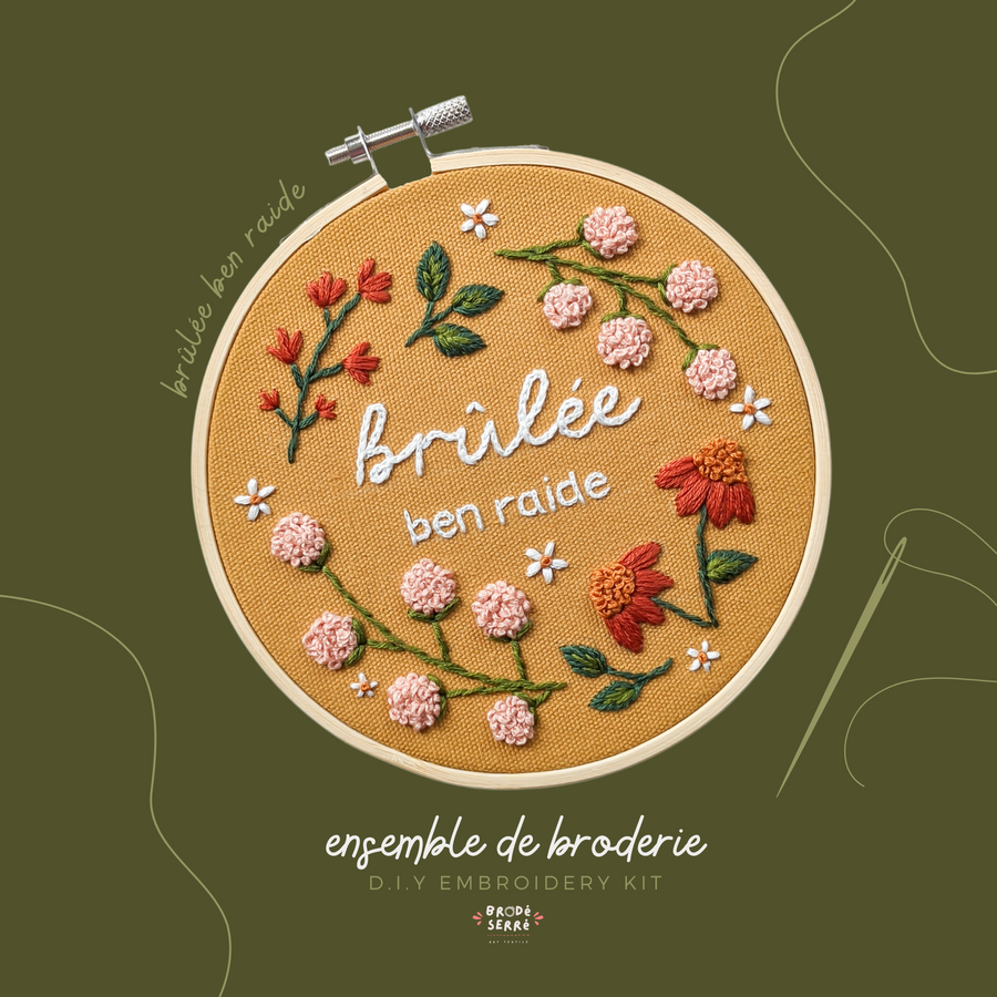 Ensemble de broderie | Brûlée ben raide