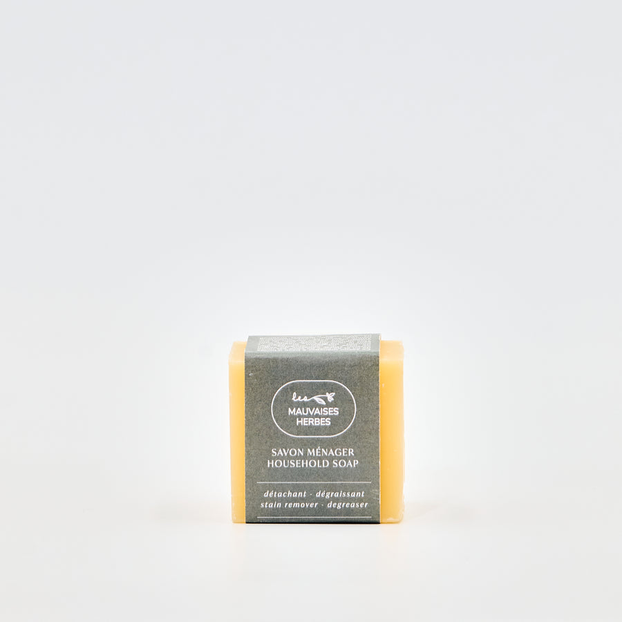 Savon détachant à l'huile de lin | citron - WHOLESALE - Les Mauvaises Herbes
