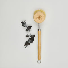 Brosse à vaisselle à tête rechargeable en bambou - Les Mauvaises Herbes