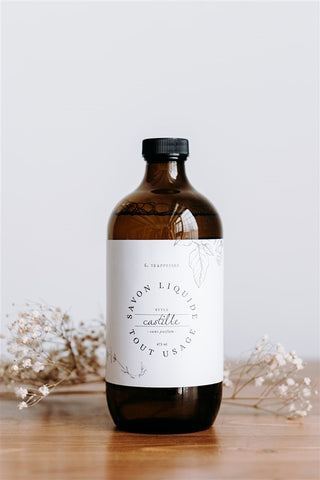 Savon liquide style Castille - Les Mauvaises Herbes