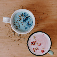 Latté nocturne rose - rose et camomille - Les Mauvaises Herbes