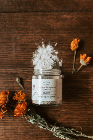 Masque tonifiant - peau normale - Les Mauvaises Herbes